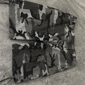 Camouflage Cargo Shorts